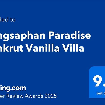 Bangsaphan Paradise Bankrut Vanilla Villa Exteriér fotografie